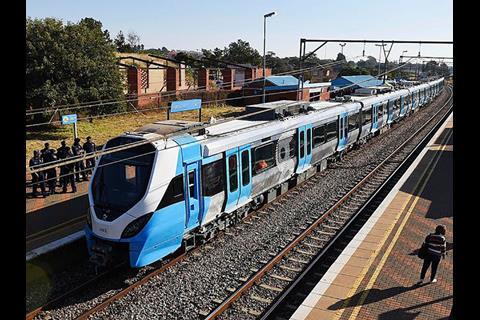 Gibela is to supply and maintain 600 six-car X-Trapolis Mega electric multiple-units for Passenger Rail Agency of South Africa.